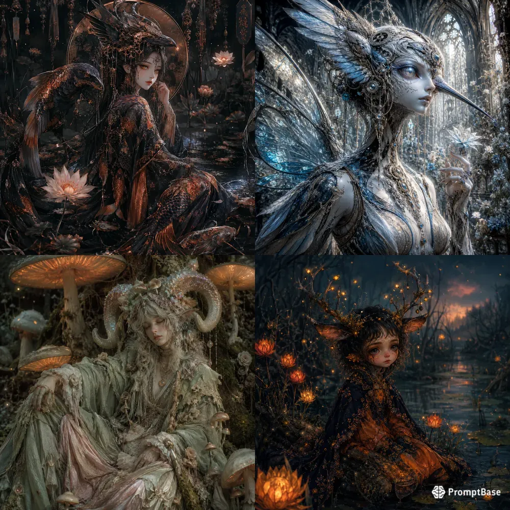 Whimsical Gothic Creatures