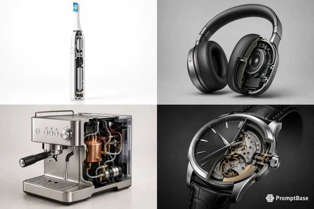 Product Cutaway Visualizations
