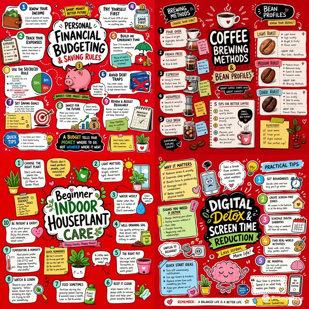 Doodle Sketchnote Mind Maps