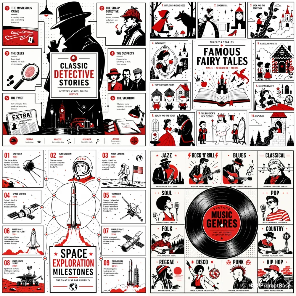 Minimal Pop Culture Poster Packs