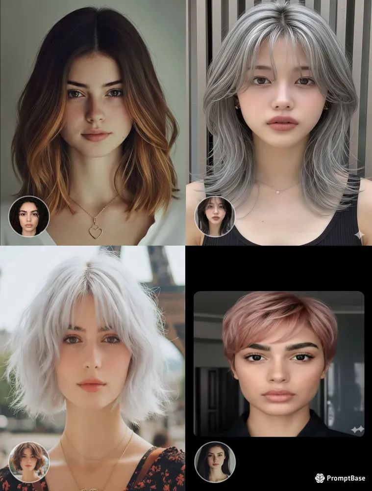 Change Color And Style Hair