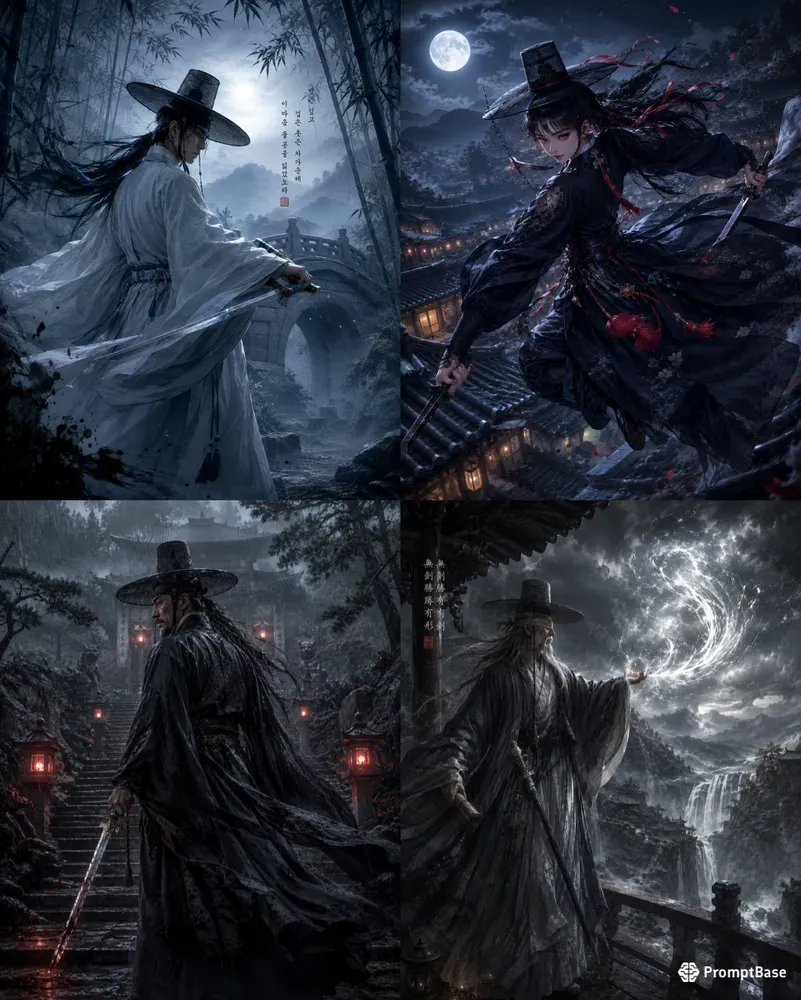 Joseon Scholar Wuxia Generator