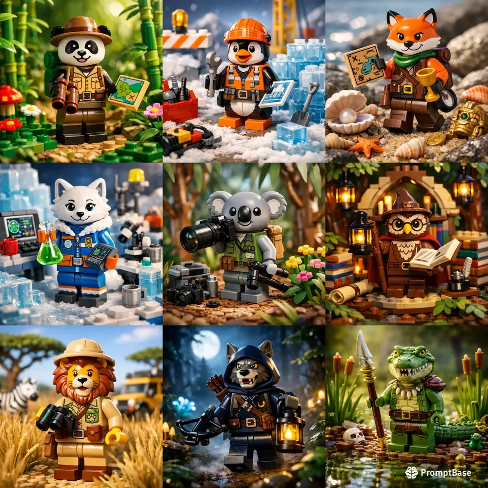 Lego Animal Explorer Scenes