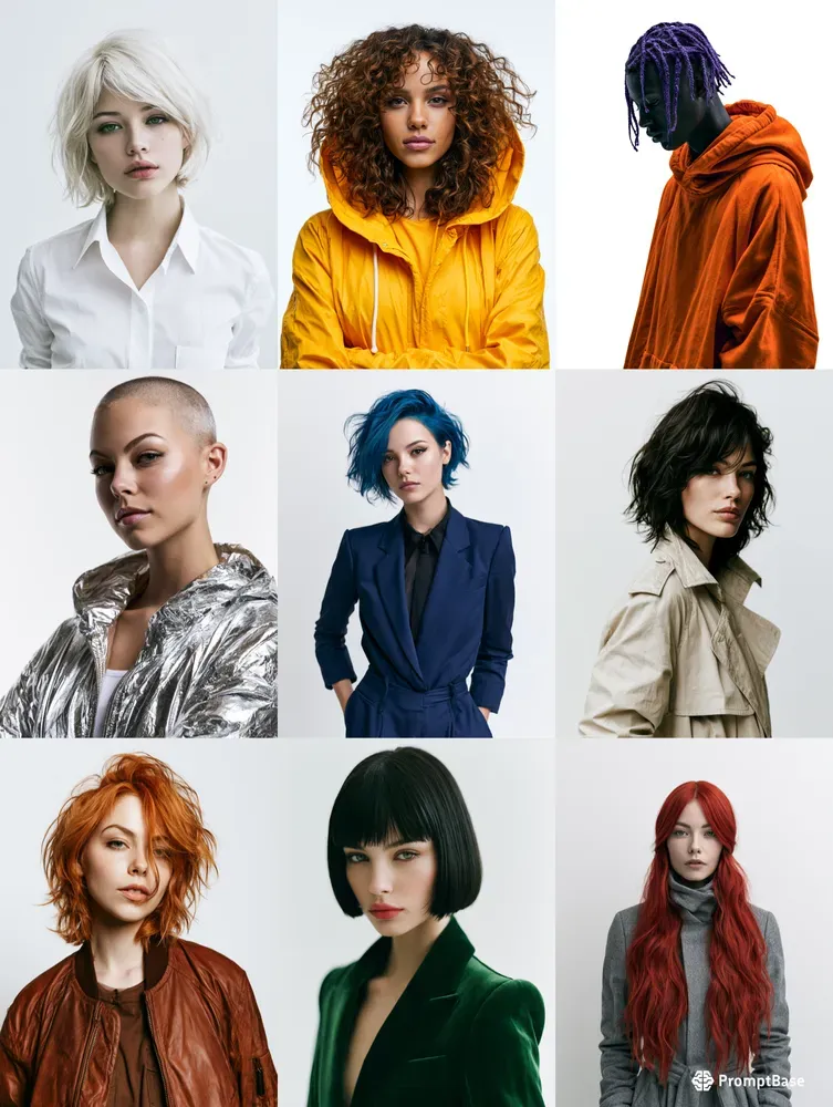 Modern Minimalist Fashion Portraits