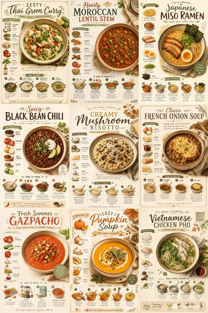 Recipe Infographic Poster Templates