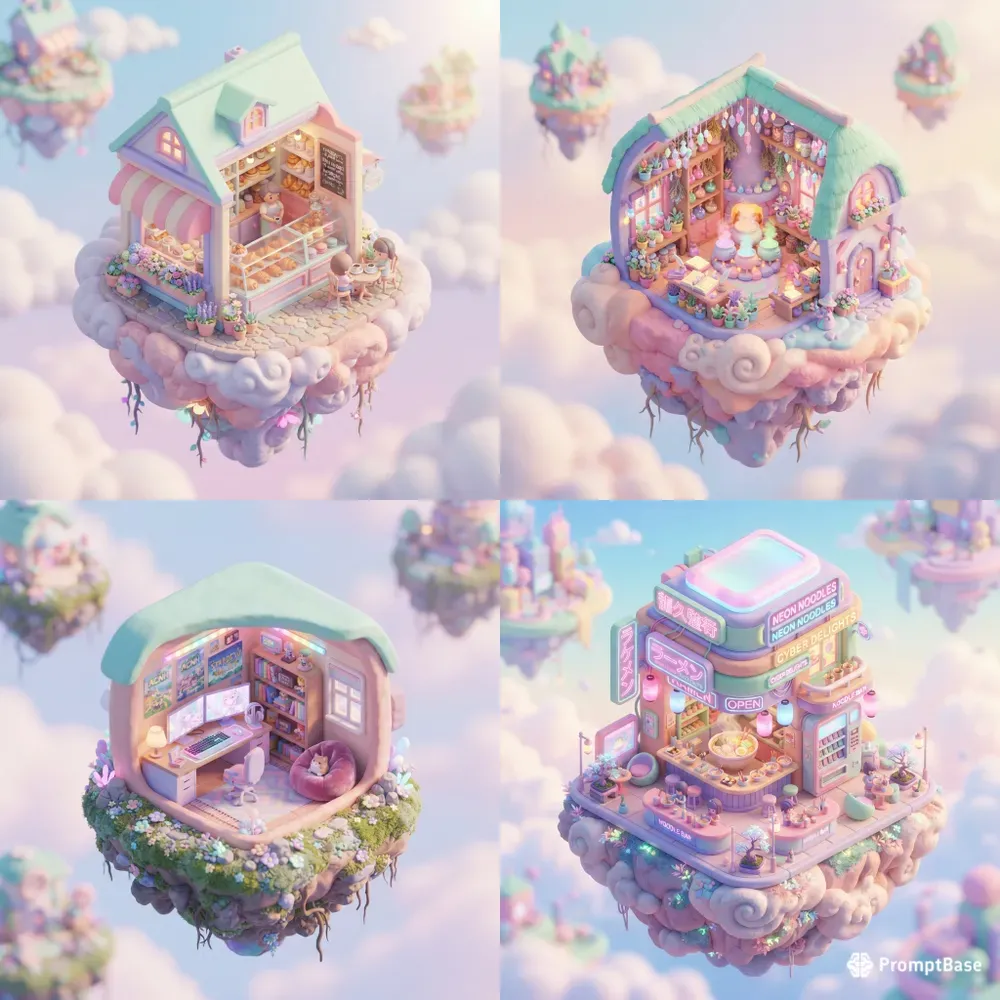 Isometric 3D Micro World Generator