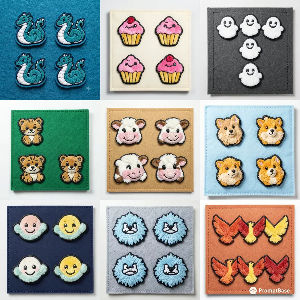 Chenille Creature Patch Boards