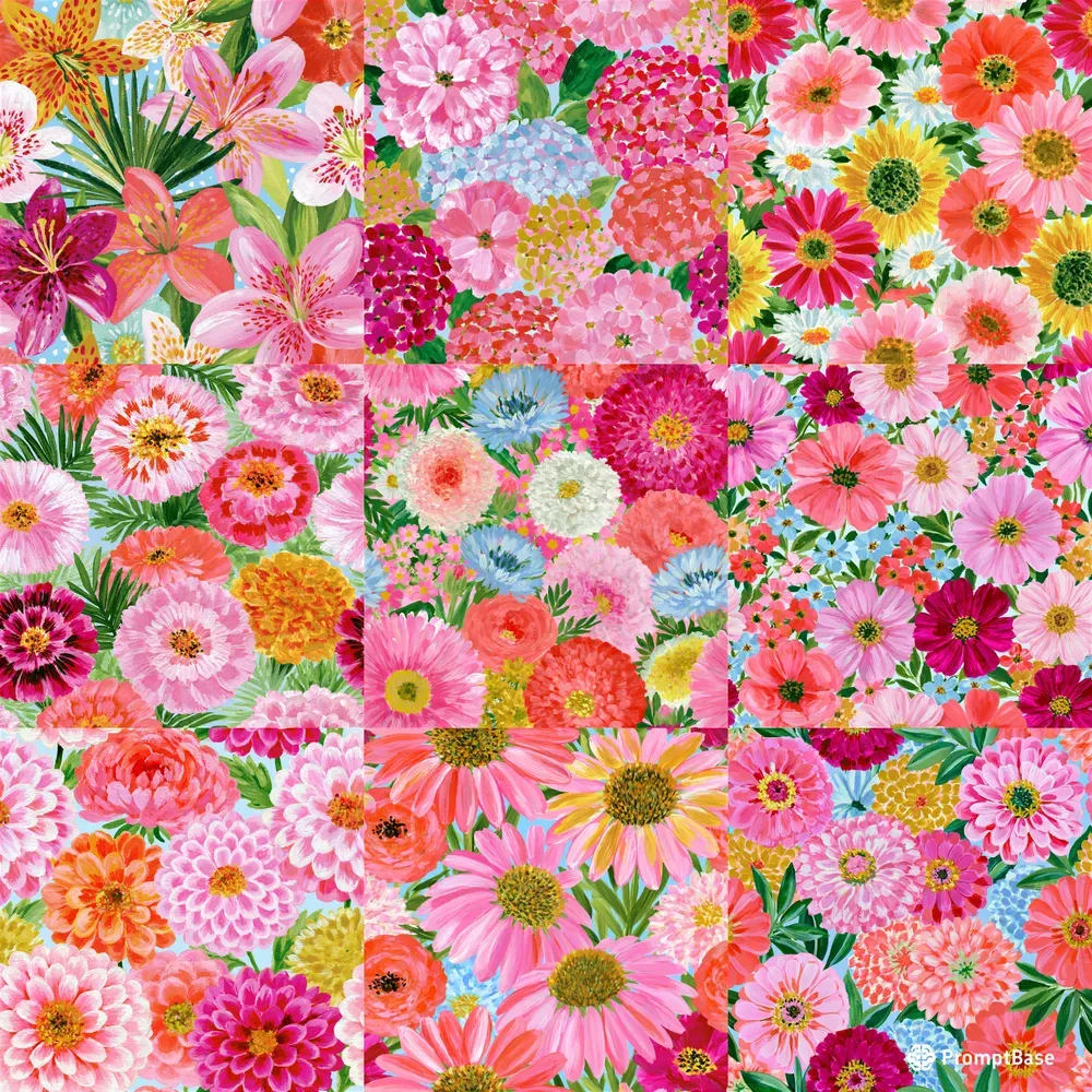Summer Blooms Patterns