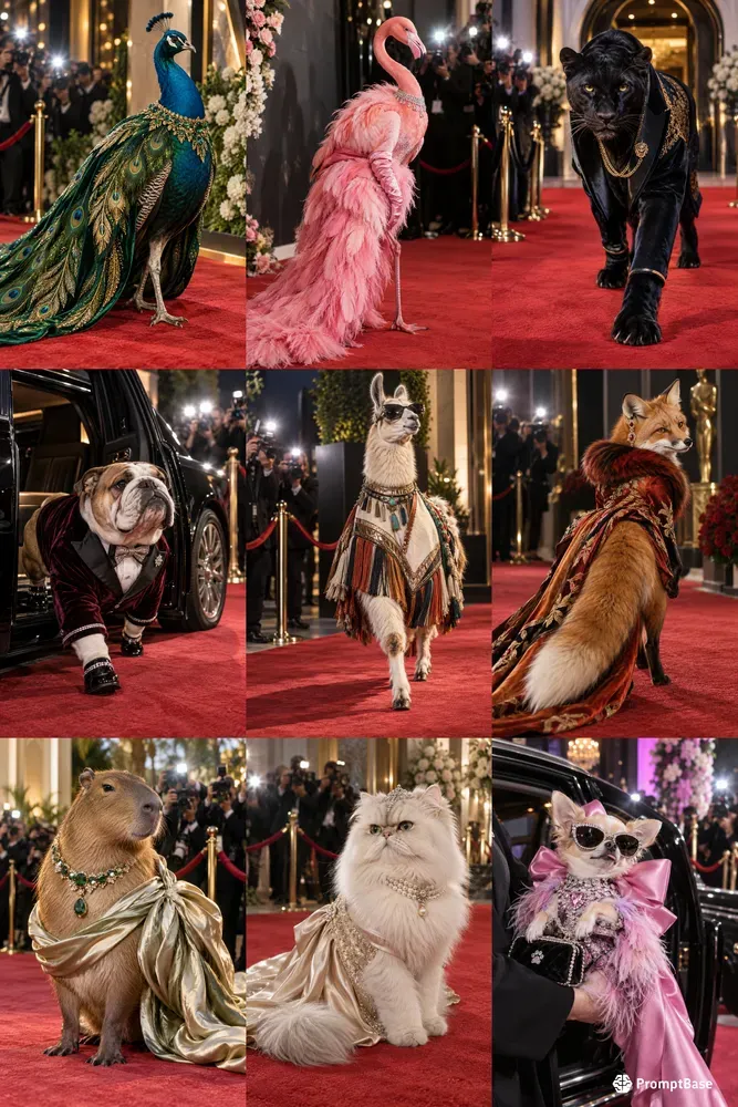 Absurd Animal Red Carpet Photos