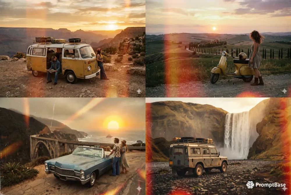 70s Analog Road Trip Photo Prints