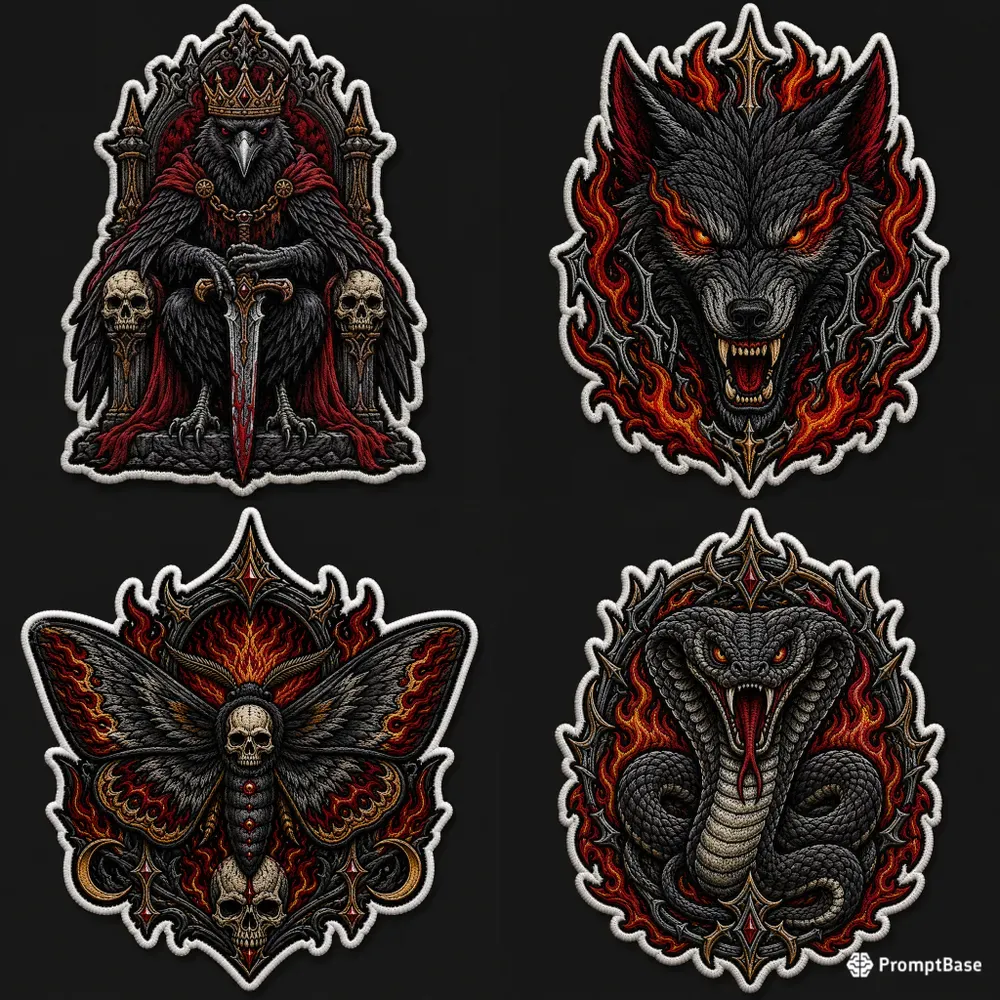 Metal Embroidered Patch Forges