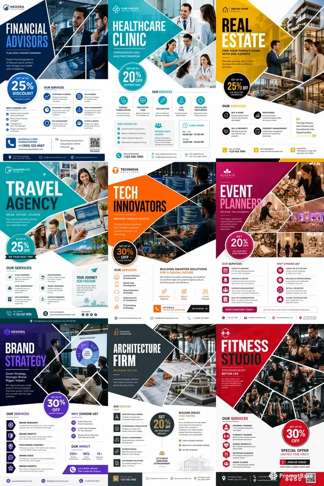 Modern Corporate Agency Flyers