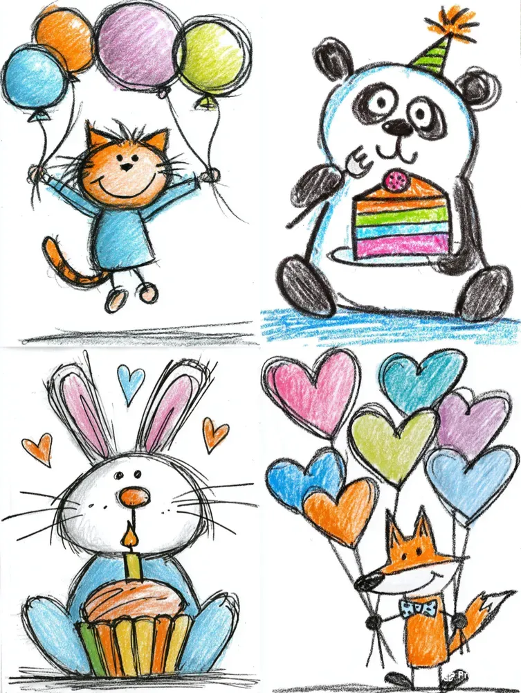 Cute Birthday Clipart For Kids