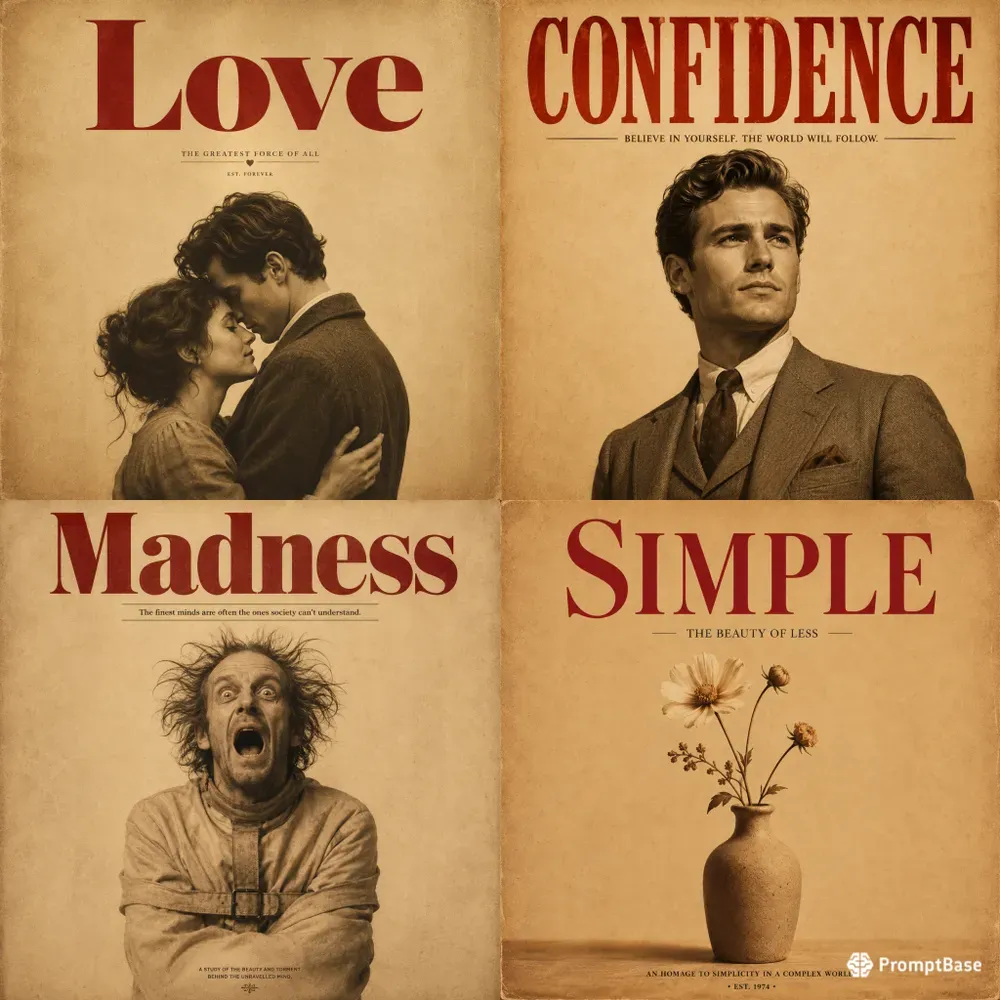 Vintage Sepia Posters