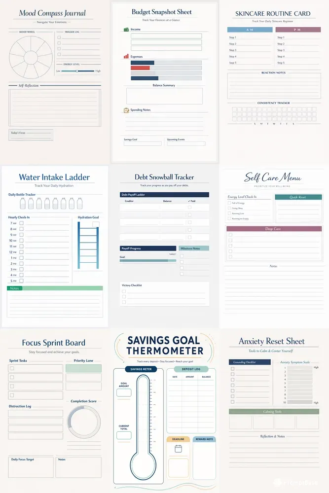 Etsy Universal Planner Templates