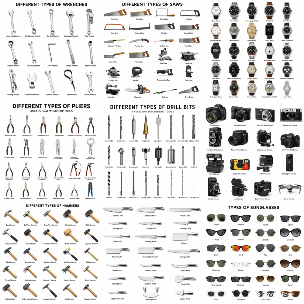 Minimalist Tool Reference Posters