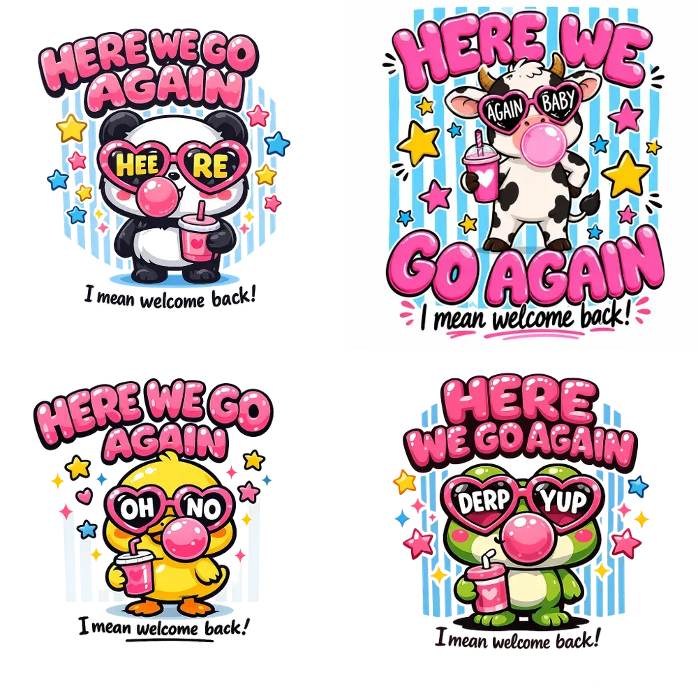 Funny Animal Welcome Back Tshirts