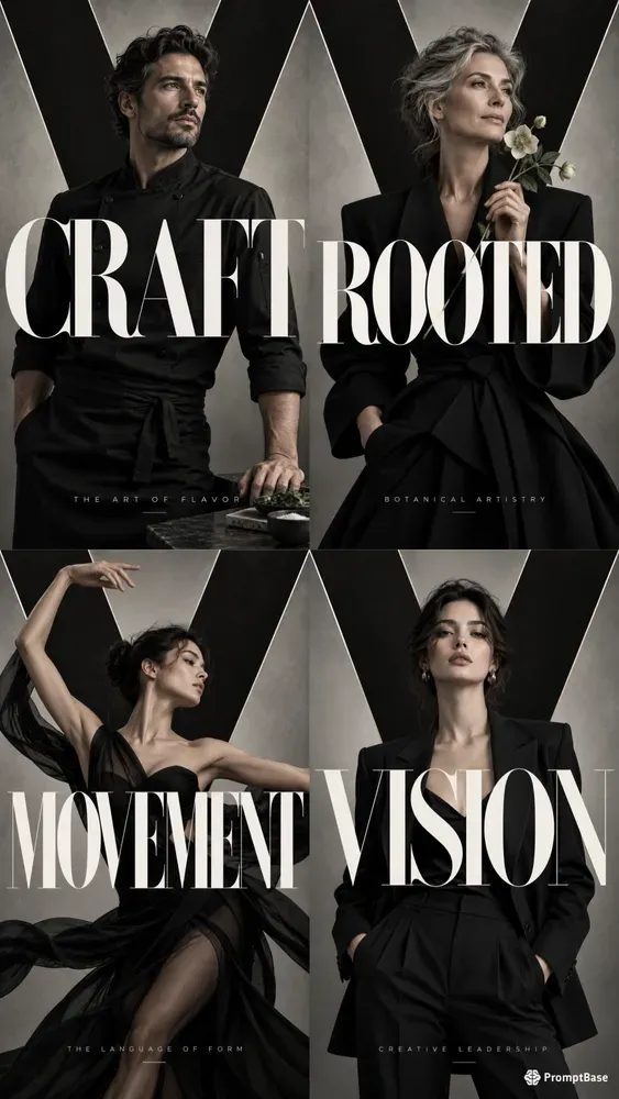 Luxury Editorial Poster Generator