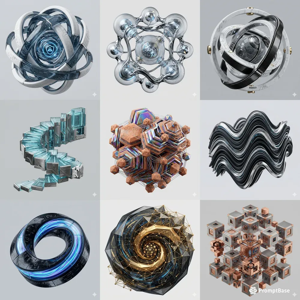 3D Business Metaphor UI UX Assets