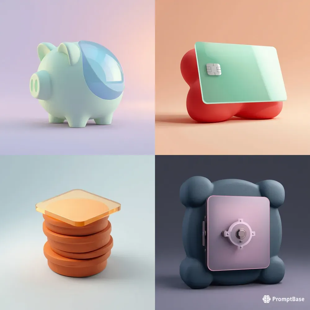 Clayglass Fintech Icons