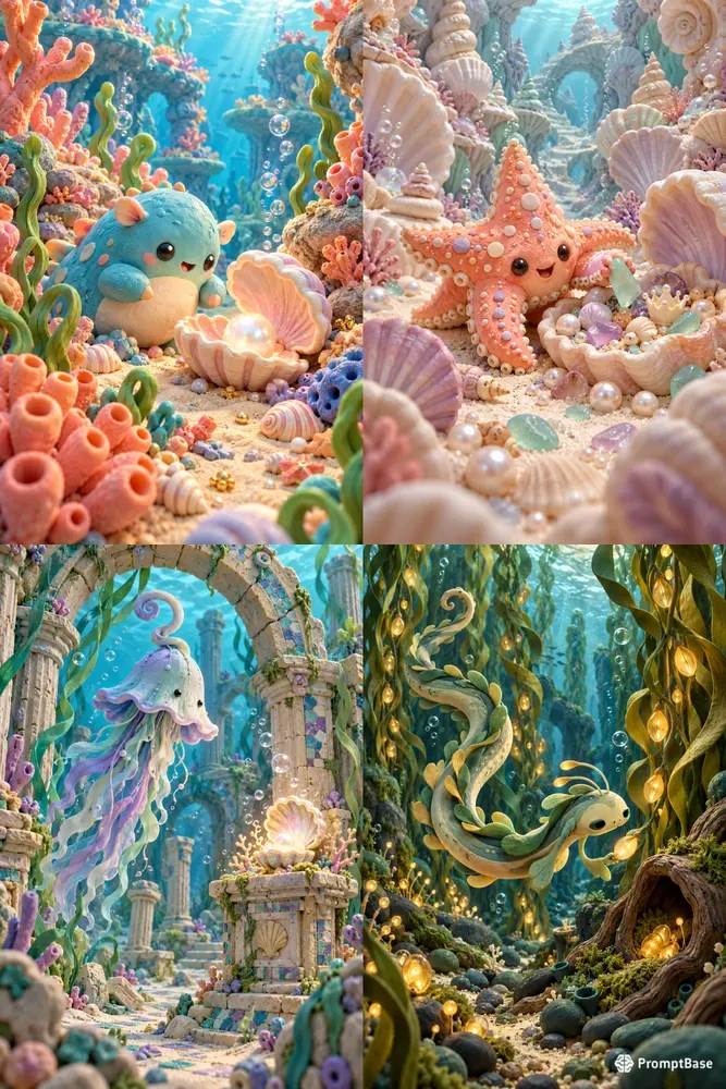 Clay Ocean Monster Explorers