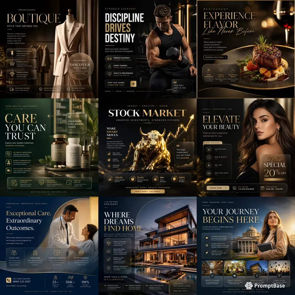 Premium Social Media Posters