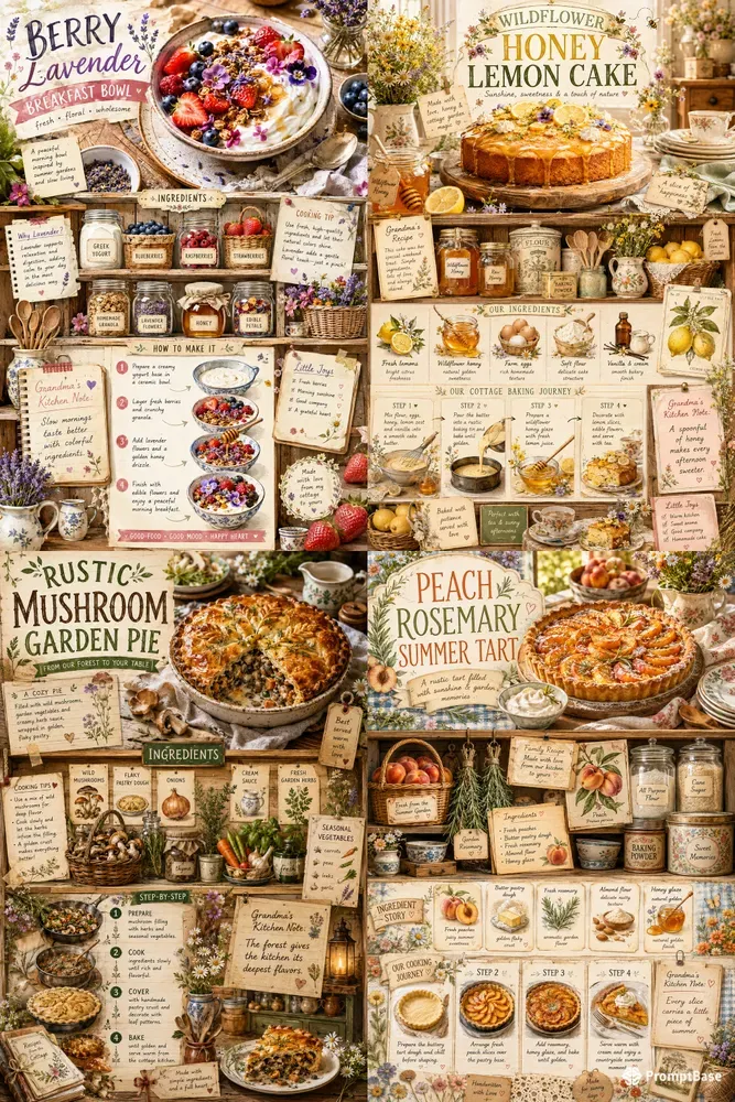 Pinterest Pantry Recipe Poster Generator