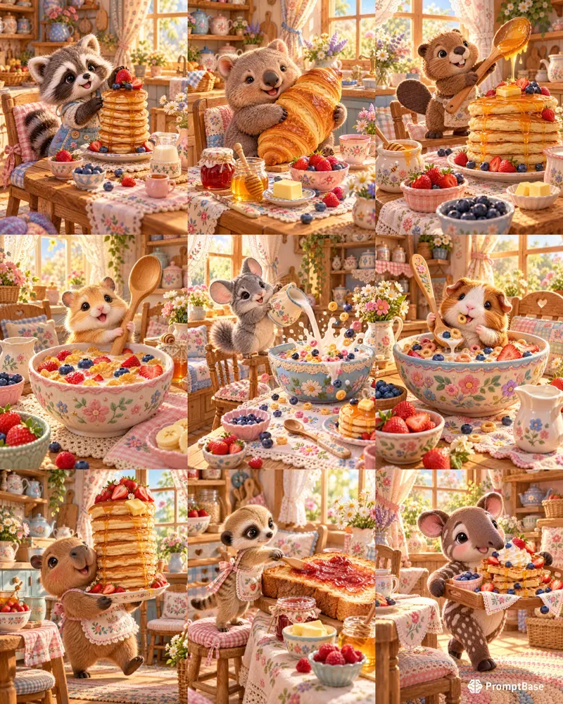 Cute Baby Breakfast Times