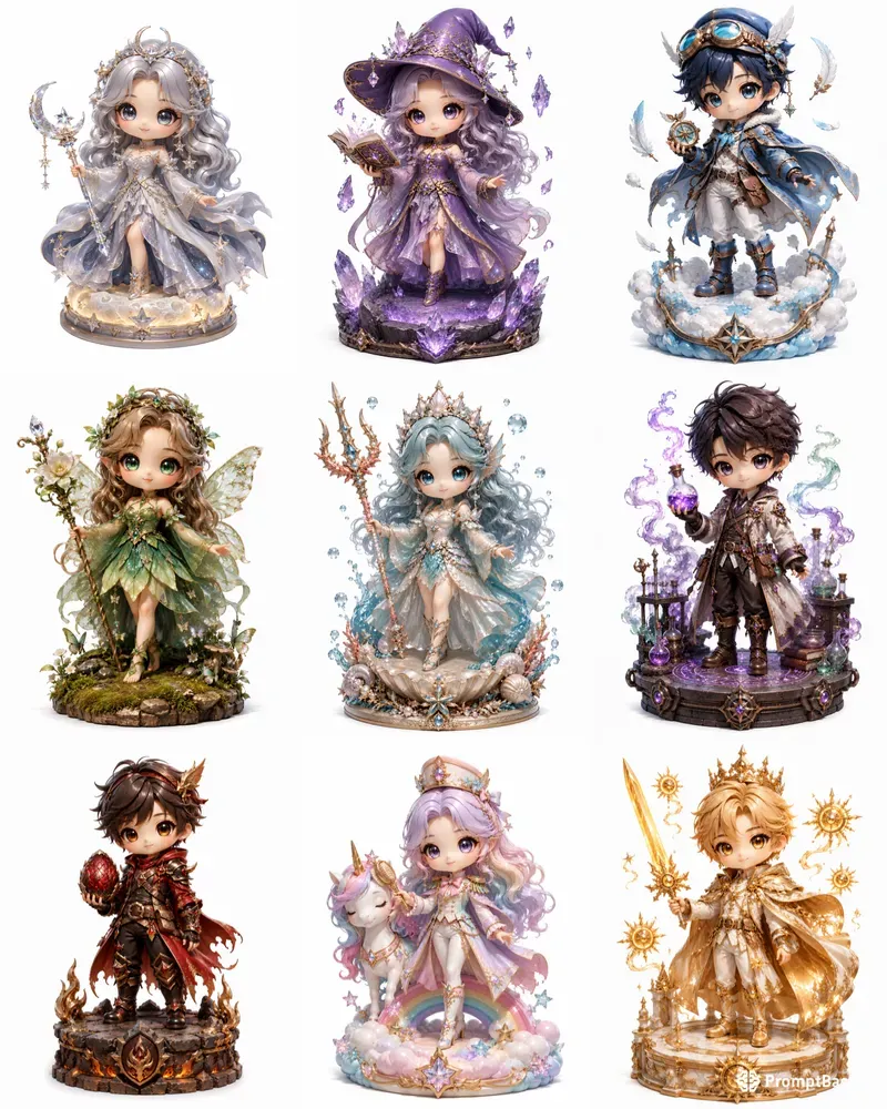 Chibi Fantasy Doll Generator