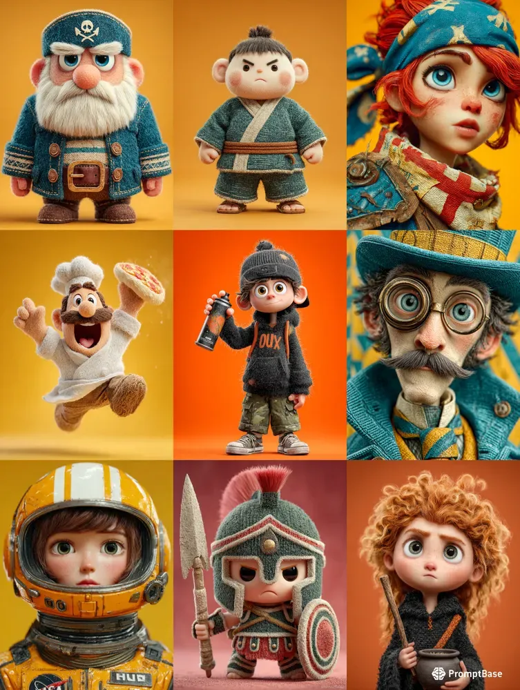 3D Toy Characters