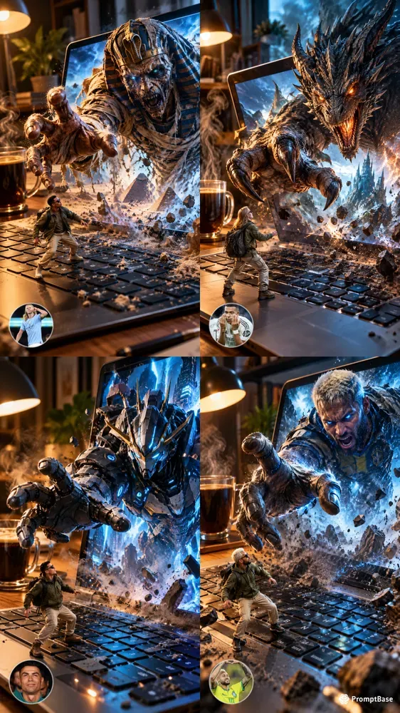 Cinematic Miniature Monster Encounters