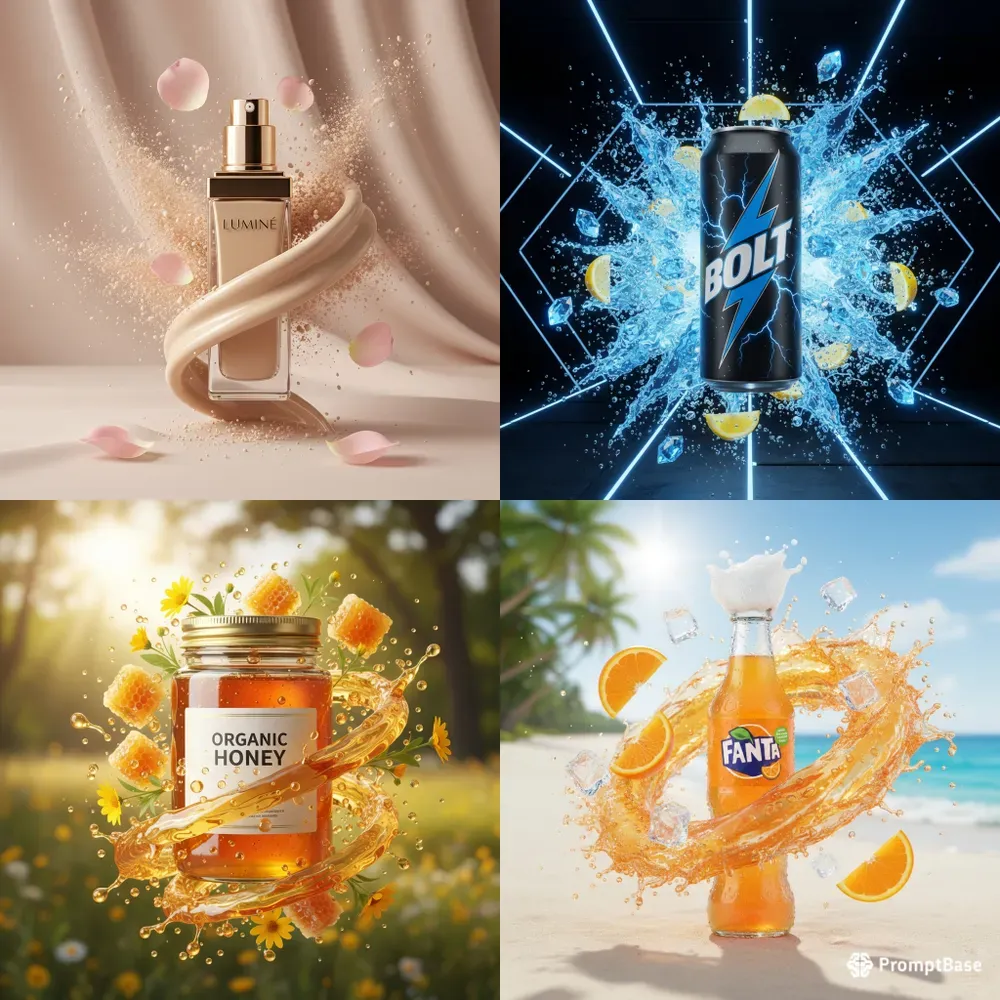 Professional Product Splash Photography