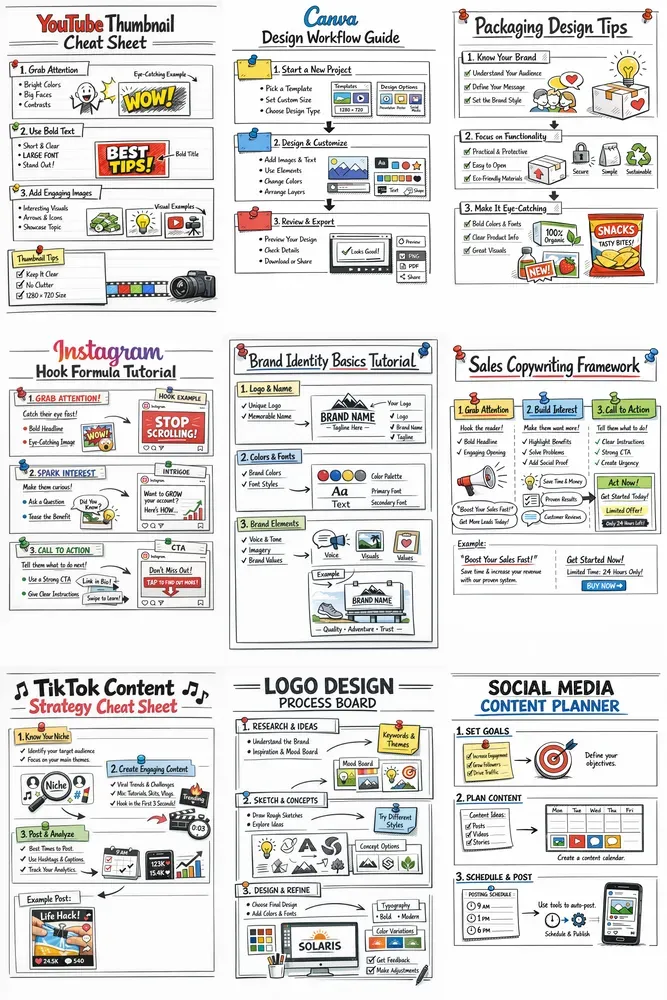 Tutorial Poster Infographics