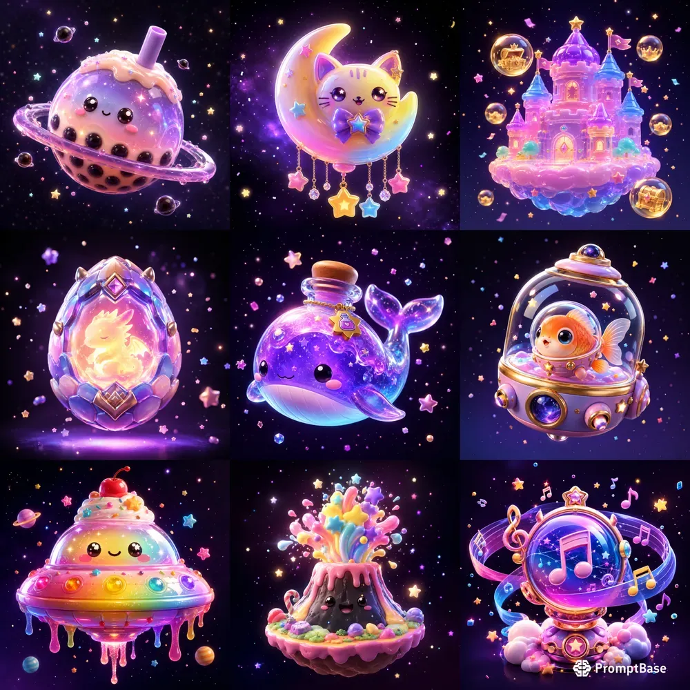 Kawaii Cosmic Collectibles