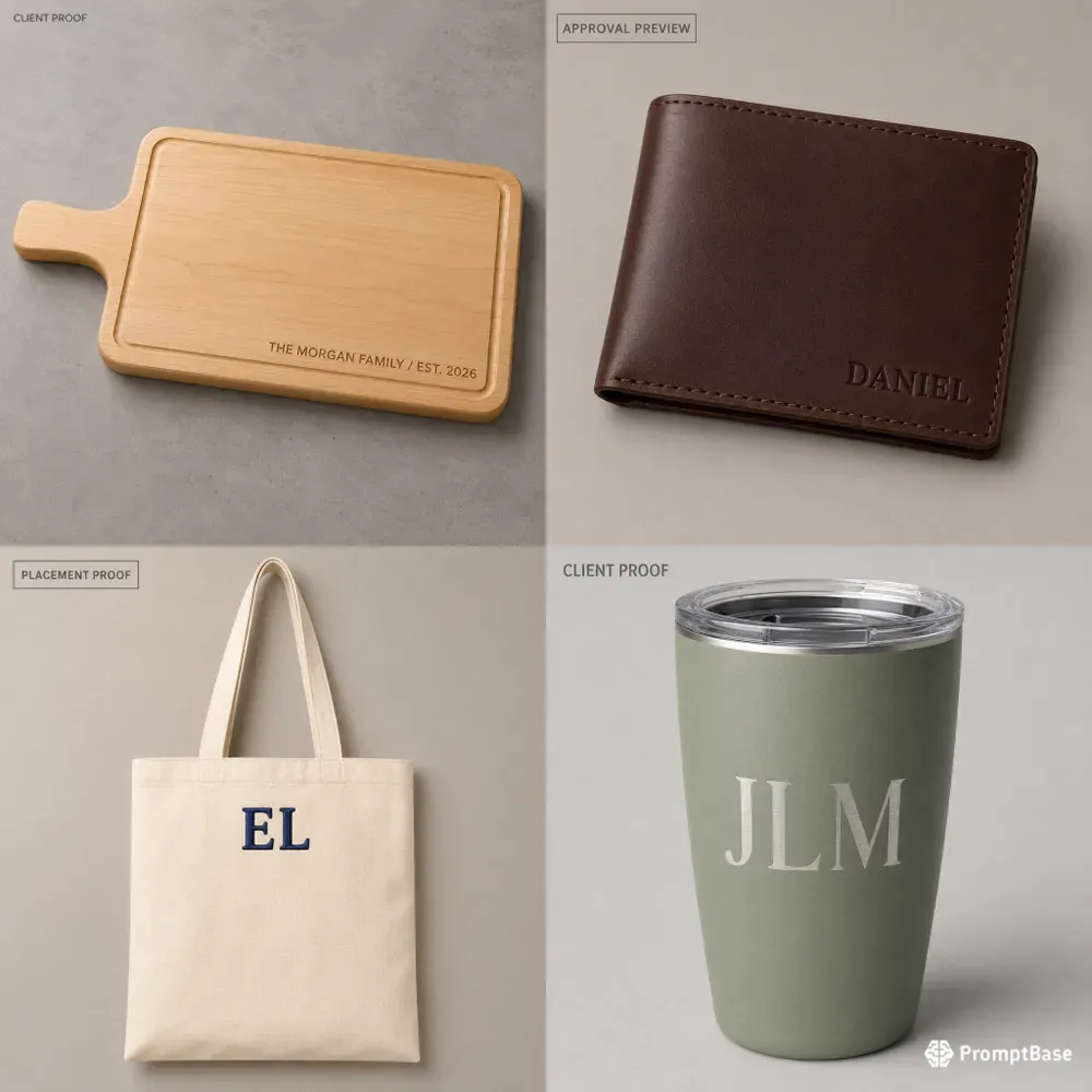 Personalized Product Proof Builders