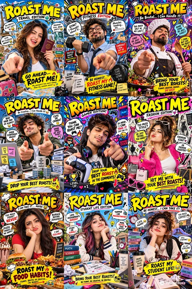 Roast Me Viral Posters