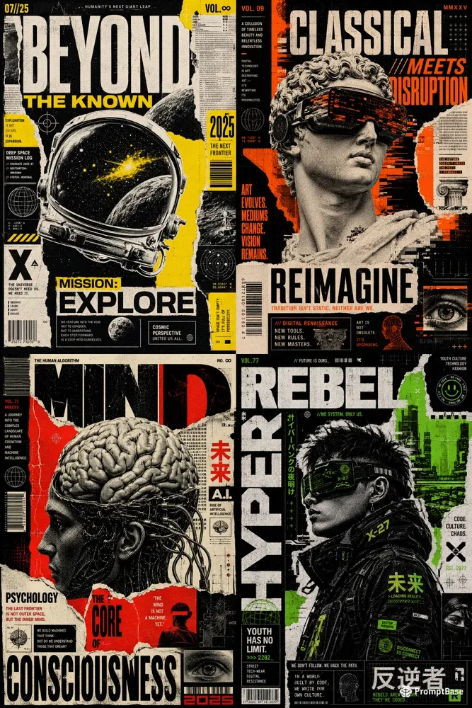 Postmodern Editorial Posters