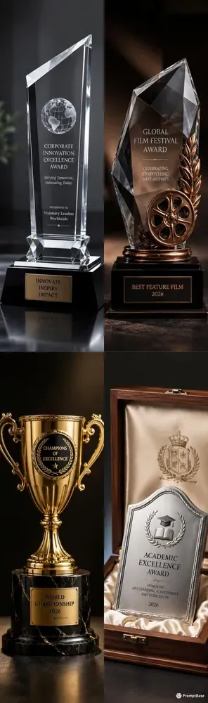 Premium Award Trophy Designers