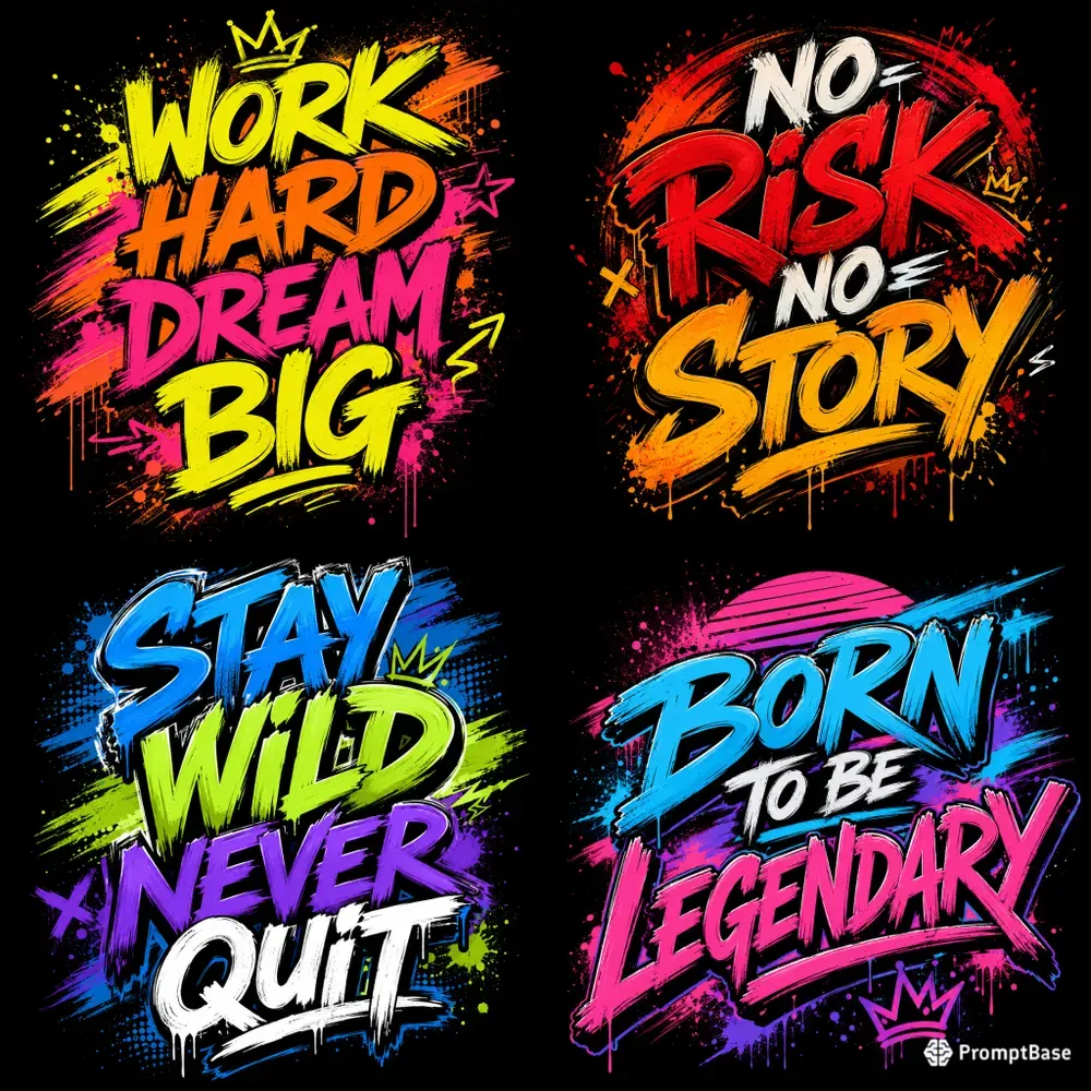 Neon Graffiti Tees