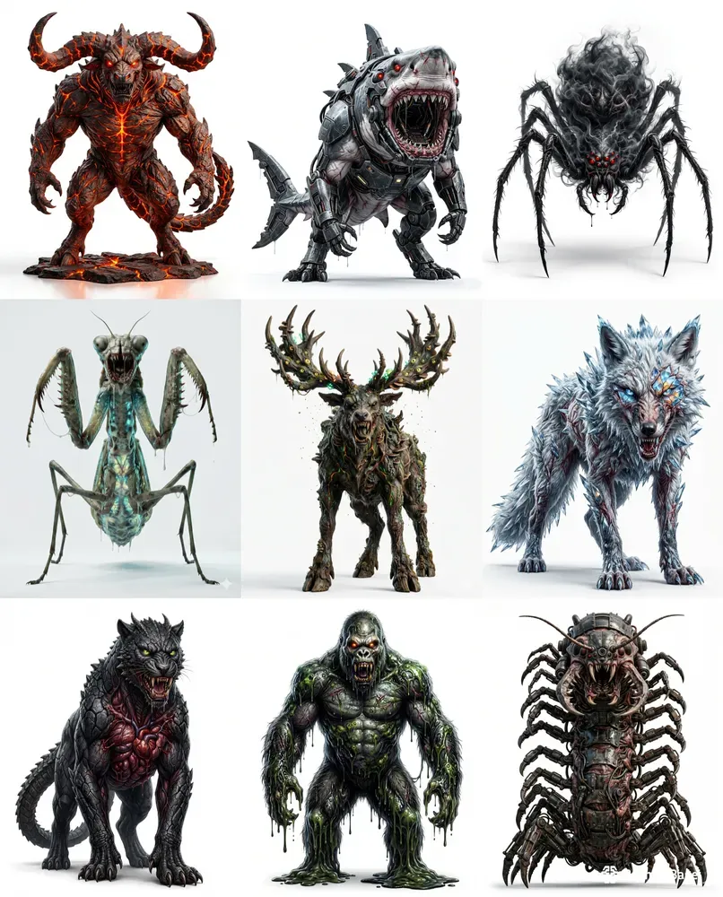Terrifying Hybrid Creature Generator