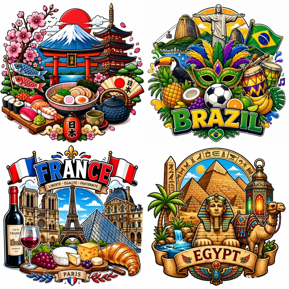 Global Culture Stickers