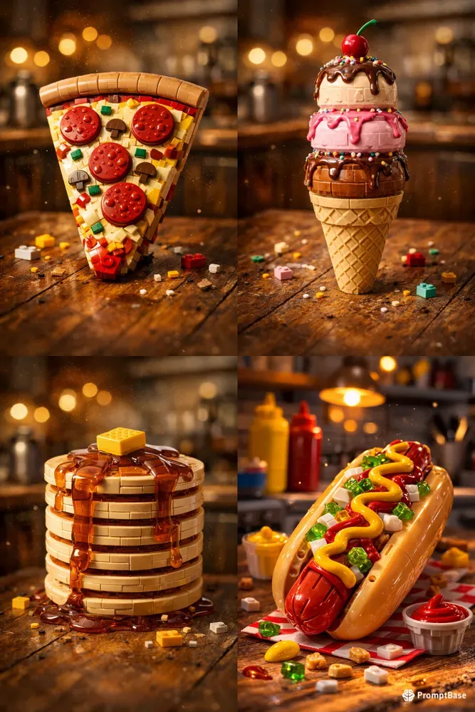 Lego Voxel Kitchen Masters