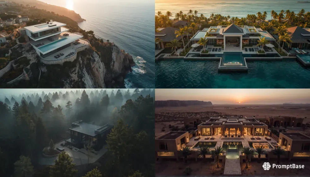 Cinematic Real Estate Drone Views