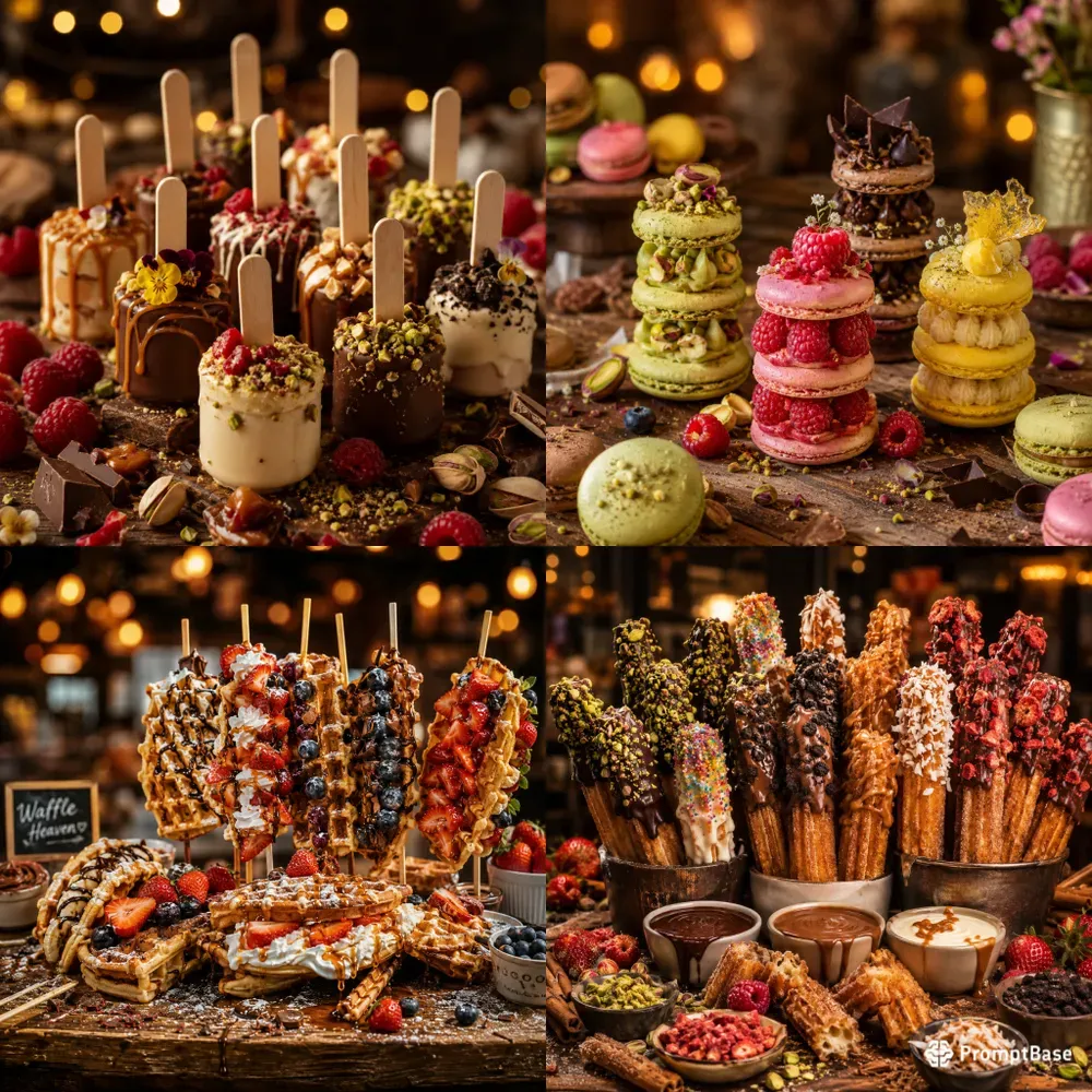 Whimsical Gourmet Treat Displays