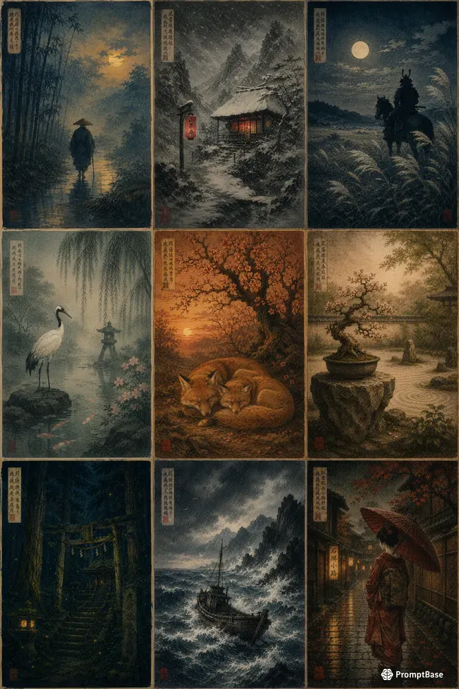 Authentic Shinhanga Woodblocks