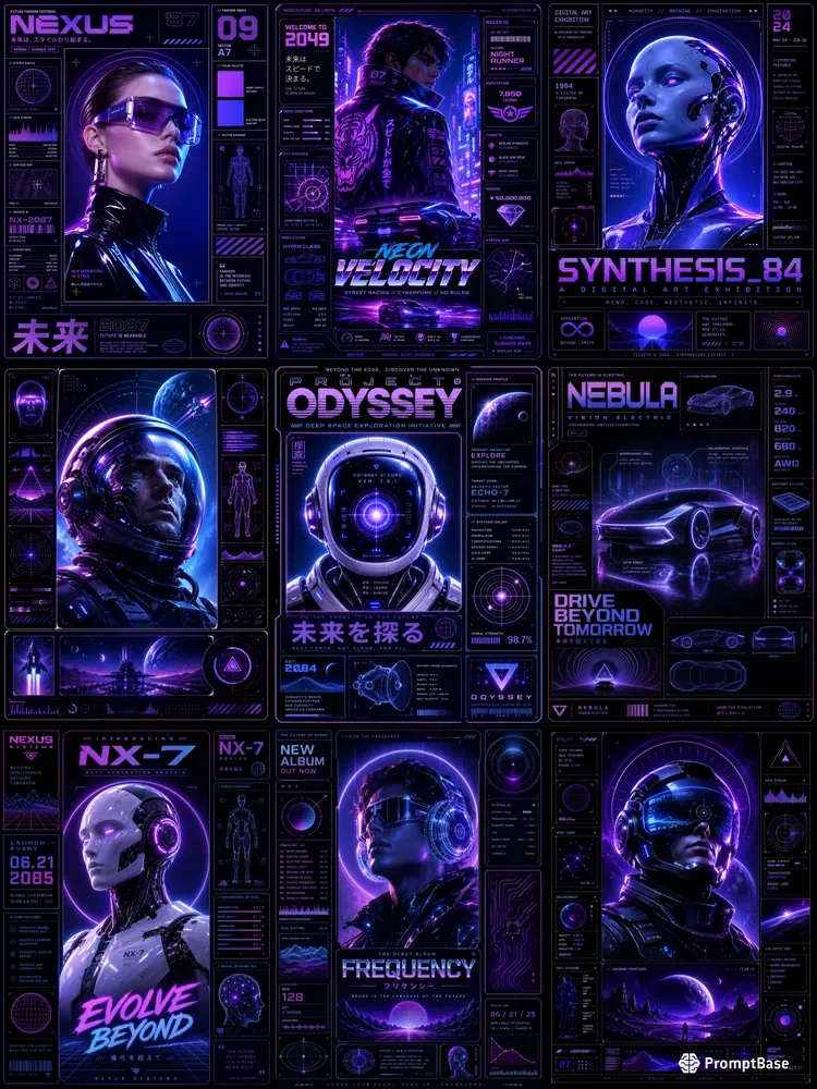 Futuristic Poster Designs