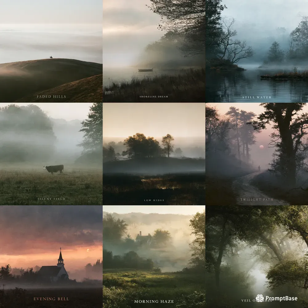 Misty Atmospheric Photo Covers