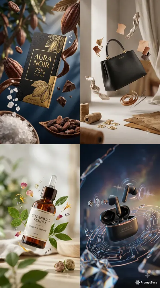 Surreal Floating Ingredient Products