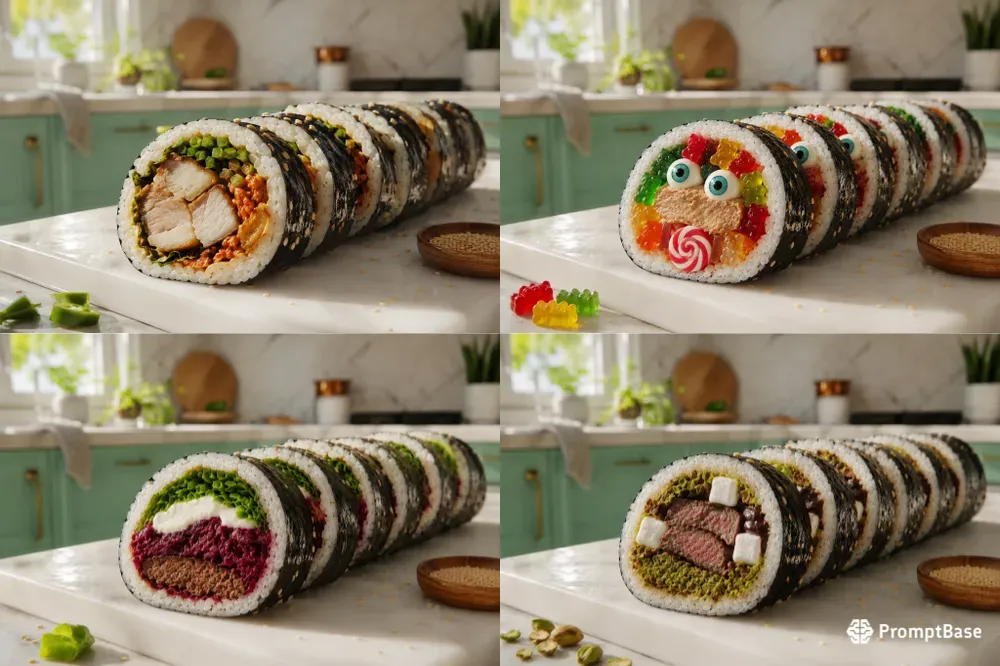 Aesthetic Mint Kitchen Kimbap Creators
