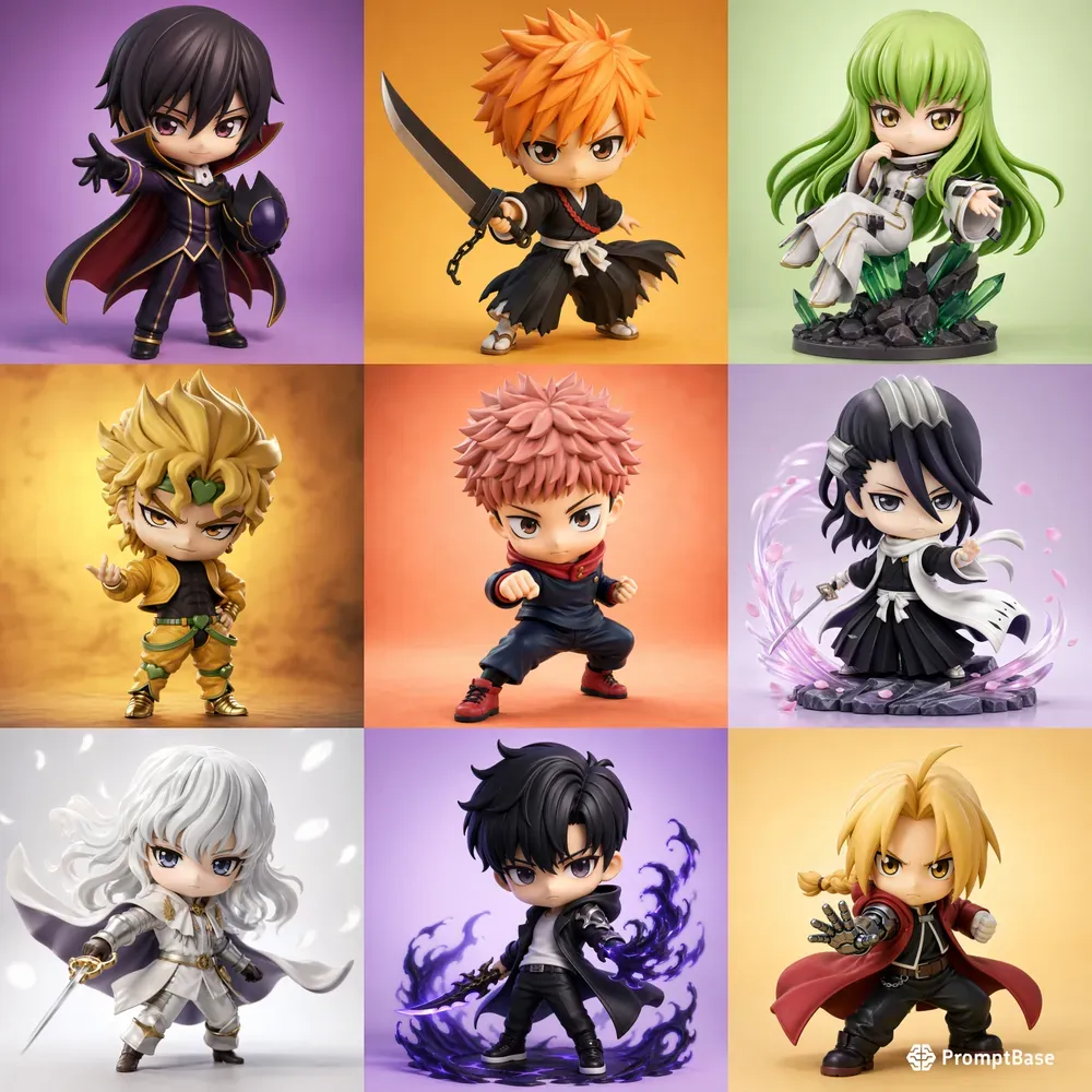 3d Chibi Anime Characters